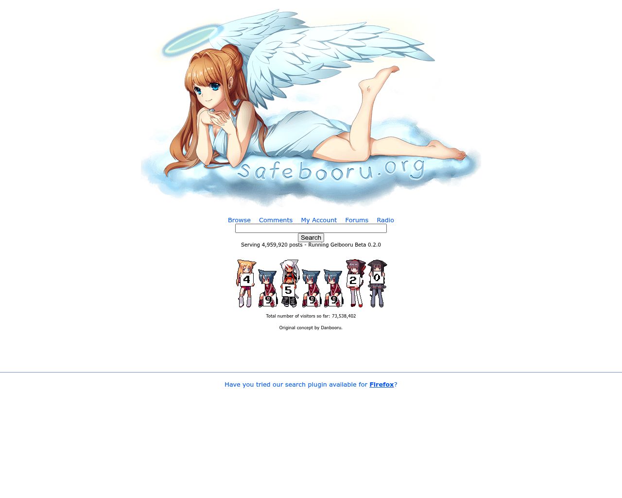 Safebooru - Anime picture search engine!